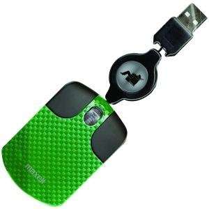  MAXELL 191033   NRTMGR RETRACTABLE TRAVEL MOUSE (GREEN 