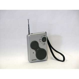   127 AM FM WEATHER BAND POCKET RADIO WITH LED LIGHT AND CARRYING STRAP