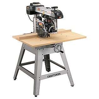 hp 10 Radial Arm Saw with LaserTrac ™ 22010  Craftsman 