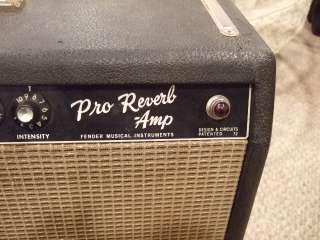 1966 FENDER PRO REVERB 100% ORIGINAL VINTAGE AMP AMPLIFIER  