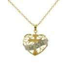 EE Gold Filled Jesus Christ Anchor Sailor Pendant Necklace