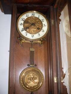 ANTIQUE WALL CLOCK REGULATOR FRIEDRICH MAUTHE GERMANY 1890 th DRP 