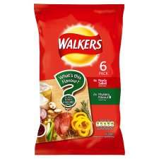 Walkers Crisps Mystery Flavour B 6X25g   Groceries   Tesco Groceries