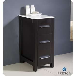 Fresca Torino 12 Bathroom Linen Side Cabinet   Finish: Light Oak at 