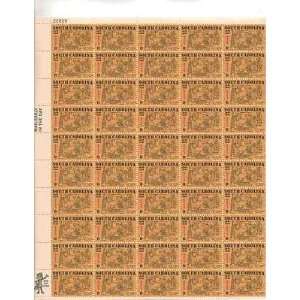  South Carolina Sheet of 50 x 6 Cent US Postage Stamps NEW 