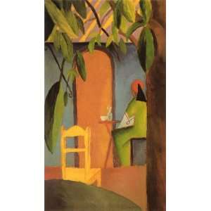 Hand Made Oil Reproduction   August Macke   24 x 42 inches   Turkish 