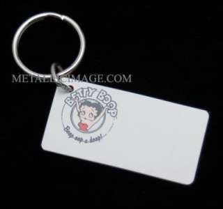 PERSONALIZED BETTY BOOP KEY TAG / FREE ENGRAVING!  