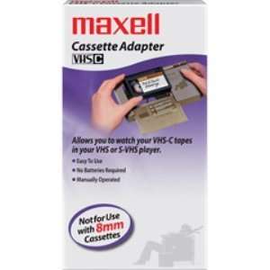  Maxell VHS C Cassette Adapter   No Batteries Required 