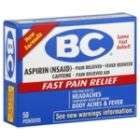 BC Fast Pain Relief, Powders, 50 ct