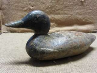 Vintage Wooden Duck Decoy > Antique Old Decoys Hunting Geese Wood Hunt 