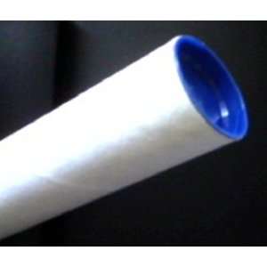  Mailing Tubes: 24 X 2 White, W/blue End Caps: Everything 