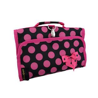  Polka Dot Cosmetic Rollout Case Toiletry Bag 