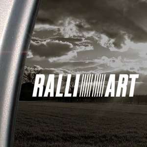  Ralliart Decal Jdm Mitsubishi Evo 4WD Window Sticker 