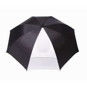  62 Cadie Windproof Golf Umbrella Black/White New Sports 