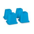 Kennedy Home Collections Bed Risers Set   Blue 2996 TURQ by Kennedy 