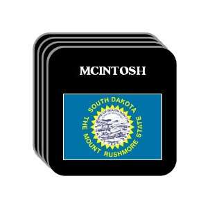  US State Flag   MCINTOSH, South Dakota (SD) Set of 4 Mini 