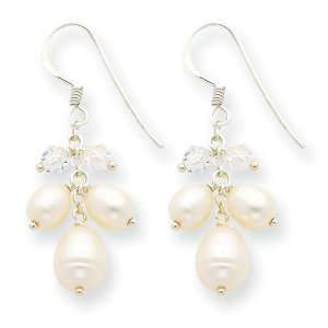   Cultured Pearl/Aurora Borealis Earrings: West Coast Jewelry: Jewelry