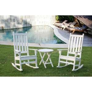  North Port 3 Piece Rocking Chair Set: Patio, Lawn & Garden
