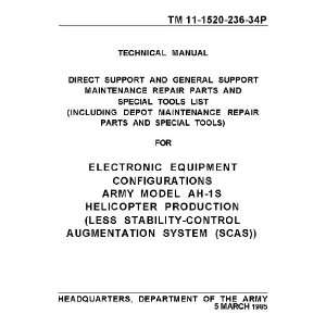  Bell Helicopter AH 1S Technical Manual TM 11 1520 236 34P Bell 
