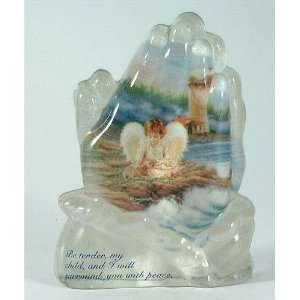   Surrounds You With Peace sculpted ornament   from In Gods Light
