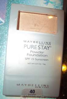 MAYBELLINE PURE STAY POWDER FOUNDATION #40 SOFT CAMEO  