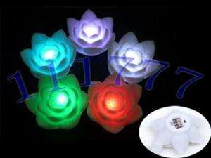 Romantic living color changing LED Lotus lamp lights  