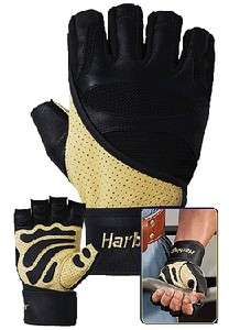 Harbinger 1205 NEW Big Grip II WristWrap Glove M  