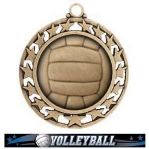  Hasty Awards Custom Volleyball Stars Medals M 440 BRONZE MEDAL 