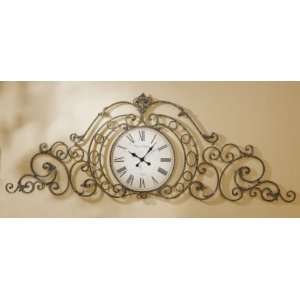  Fine Scroll Pattern Roman Numeral Large Wal Clock 43417 