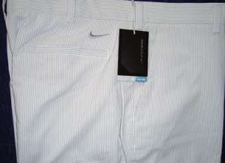 Nike FA 2011 Pinstripe Flat Front Golf Pants 38/32 $80  