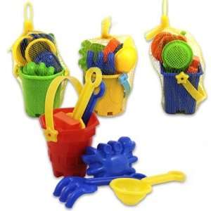  Beach Toys 7 Piece Mini Bucket Assorted Case Pack 48: Baby
