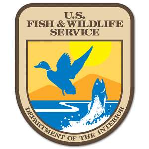 US Fish and Wildlife Service bumper sticker 4 x 5  