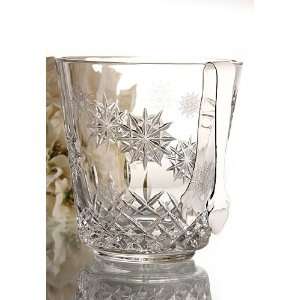   Snowflake Wishes Lismore Ice Bucket, With Tongs 2012