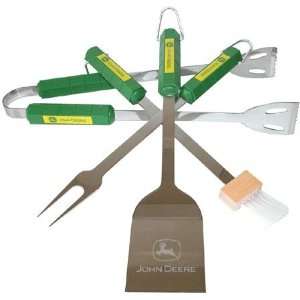 John Deere Tailgater 4 Piece Barbque Set In Clamshell Packaging By 
