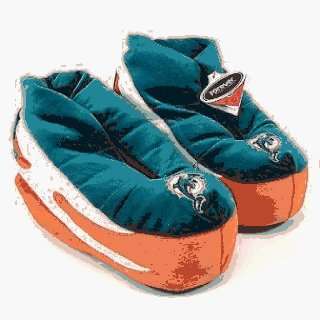  Miami Dolphins Plush NFL Sneaker Slippers: Sports 