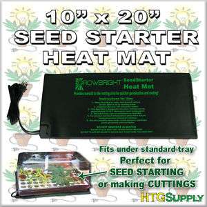 pcs HEAT MAT starting Seeds Germination 10x20 tray seedling 