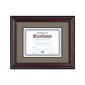 World Class Document Frame w/Certificate, Walnut, 11 x 14  