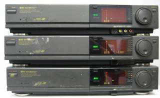 Lot of 3 Panasonic AG1960 Proline video Cassette Record  