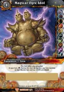   Ogre Idol Loot Card World of Warcraft Mage Costume Suit WoW Magic Code
