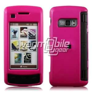  VMG Hot Pink Premium Hard 2 Pc Glossy/Smooth Plastic Snap 