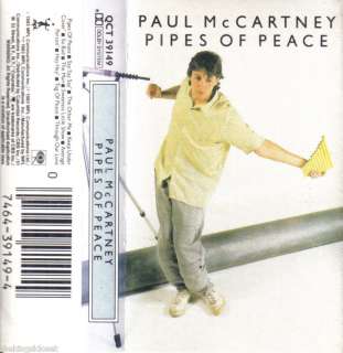 Paul McCartney Pipes Of Peace Cassette 1983 Columbia  