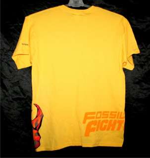 FOSSIL FIGHTERS Nintendo DS Yellow NEW MENS T shirt L  