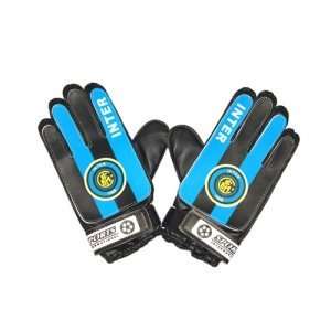   Inter Milan PU Leather Soccer Goalkeeper Glove