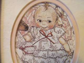 Wanda Lee Line Drawing Framed Picture   Victorian Baby  