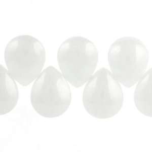  15mm White Teardrop Crystal Beads Strand Arts, Crafts 