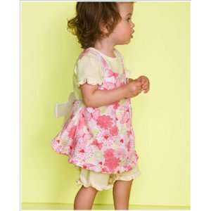  Le Top *Sweetheart Butterfly* Yellow Romper & Pink Print 