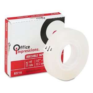  Office Impressions Invisible Tape, 1/2 x 1296 Inches, 1 
