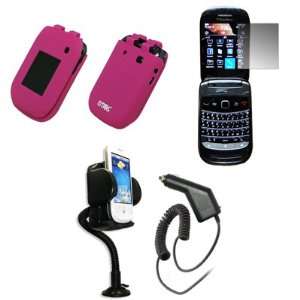   Screen Protector + Car Charger (CLA) for Sprint Blackberry Style 9670