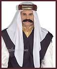   sheik arabian sultan hat gold costume accessory white veil prince