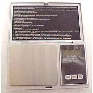   ACE 100 X 0.01 Gram Ultra Precision Digital Pocket Scale in Silver